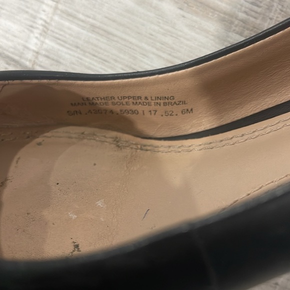 Tory Burch Black Leather Wedge Pumps Size 6 - Picture 8 of 16